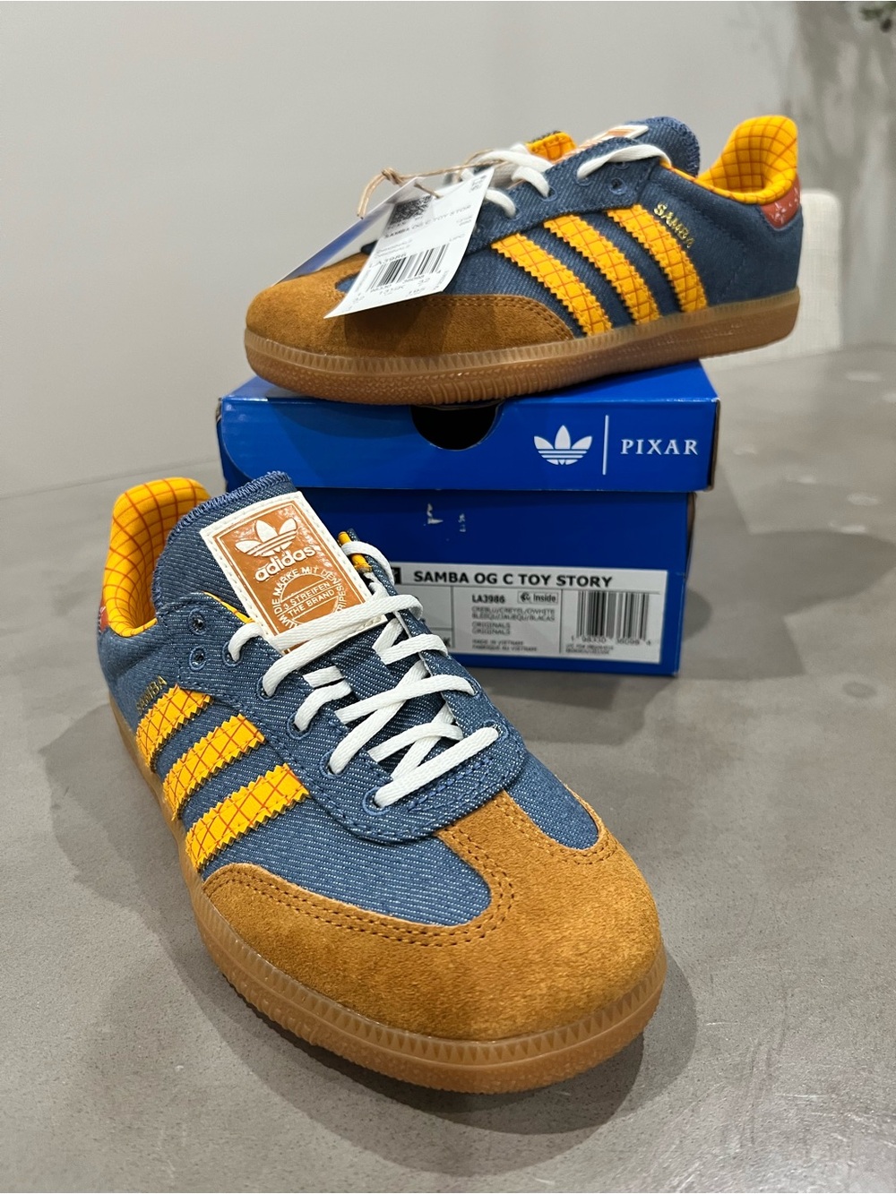 adidas Kids Samba OG x Toy Story themed - kids size 1